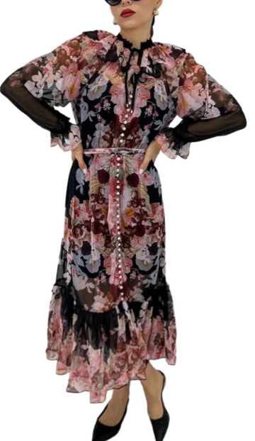 The Goddess Floral Dress