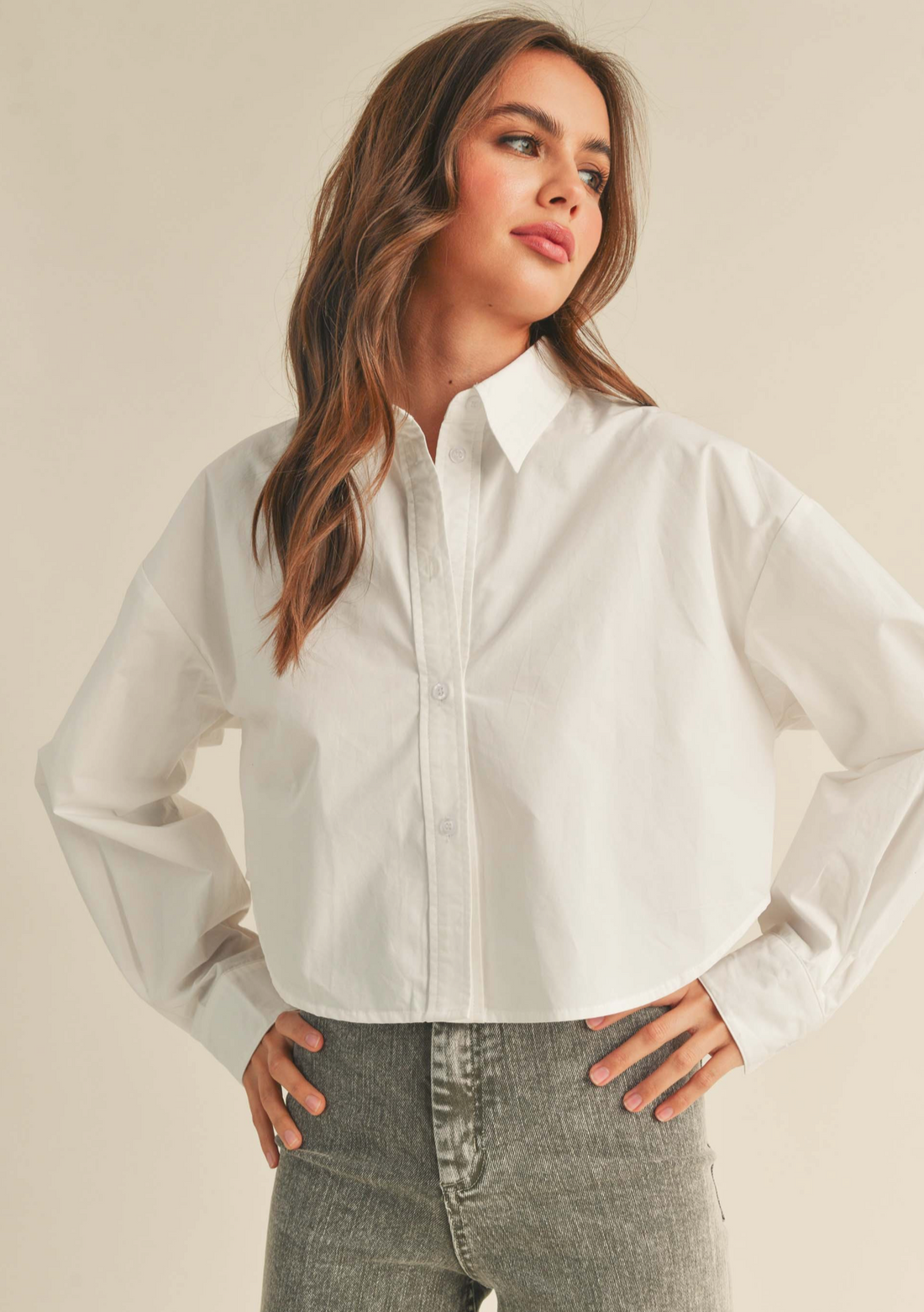 The Cropped Business Top