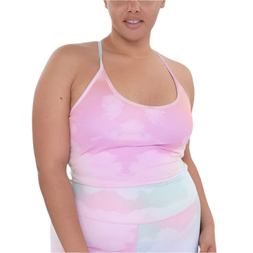 The Curvy Rainbow Cloud Active Cami Top