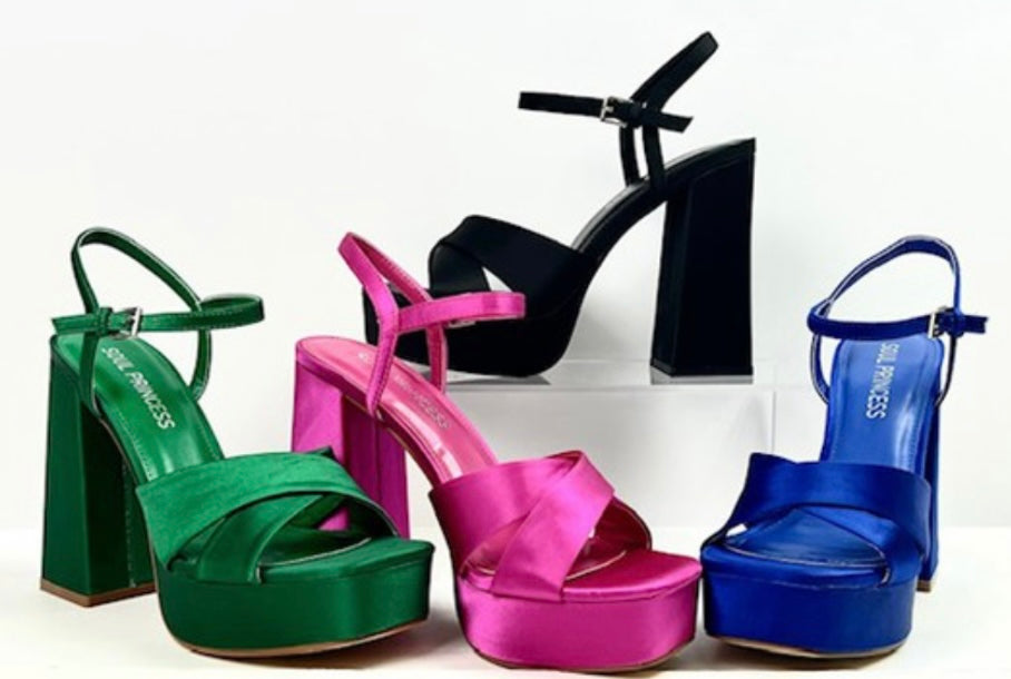 The Olivia Green Sandal