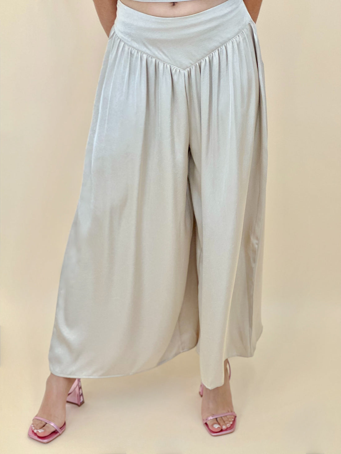The Silk Beige Pant