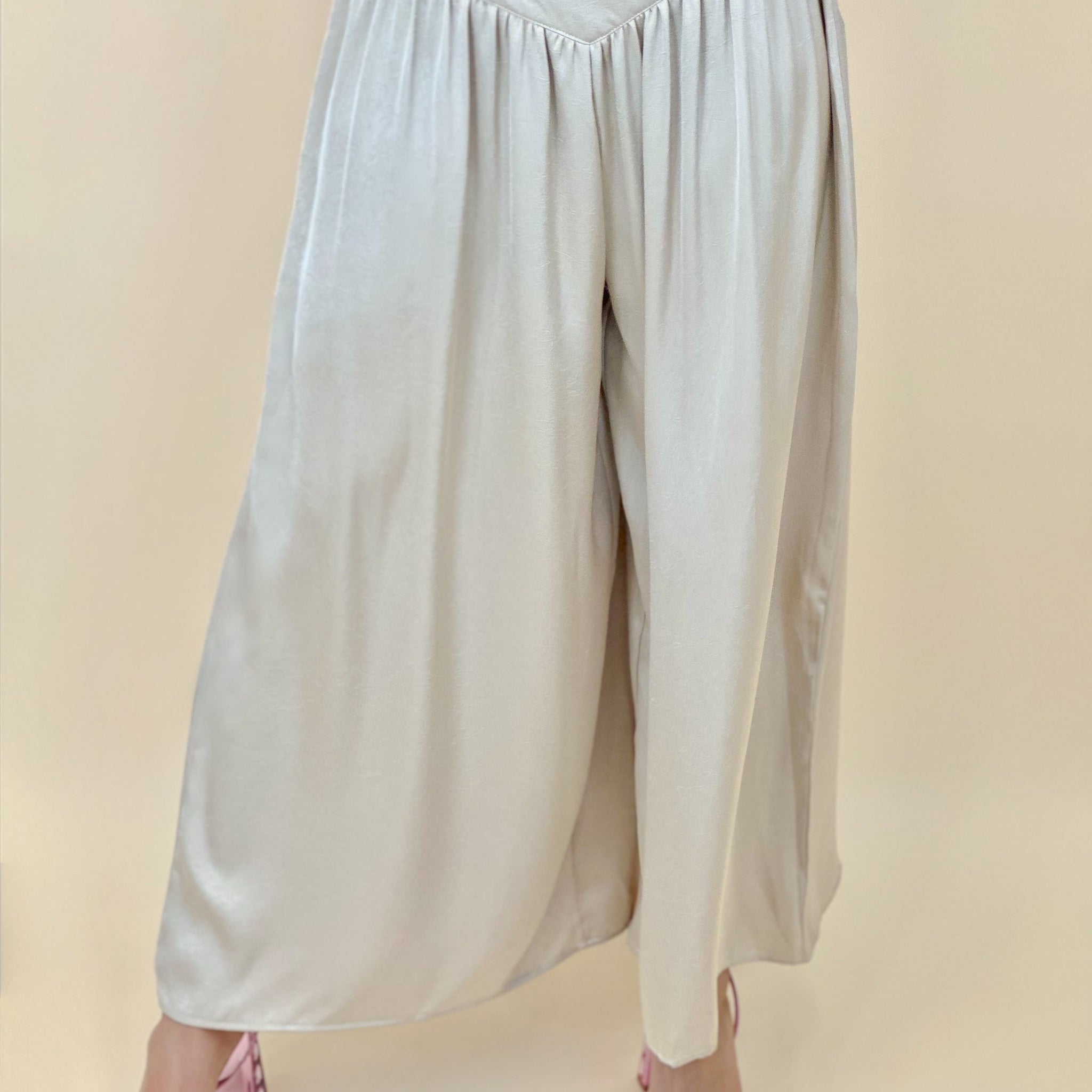 The Silk Beige Pant