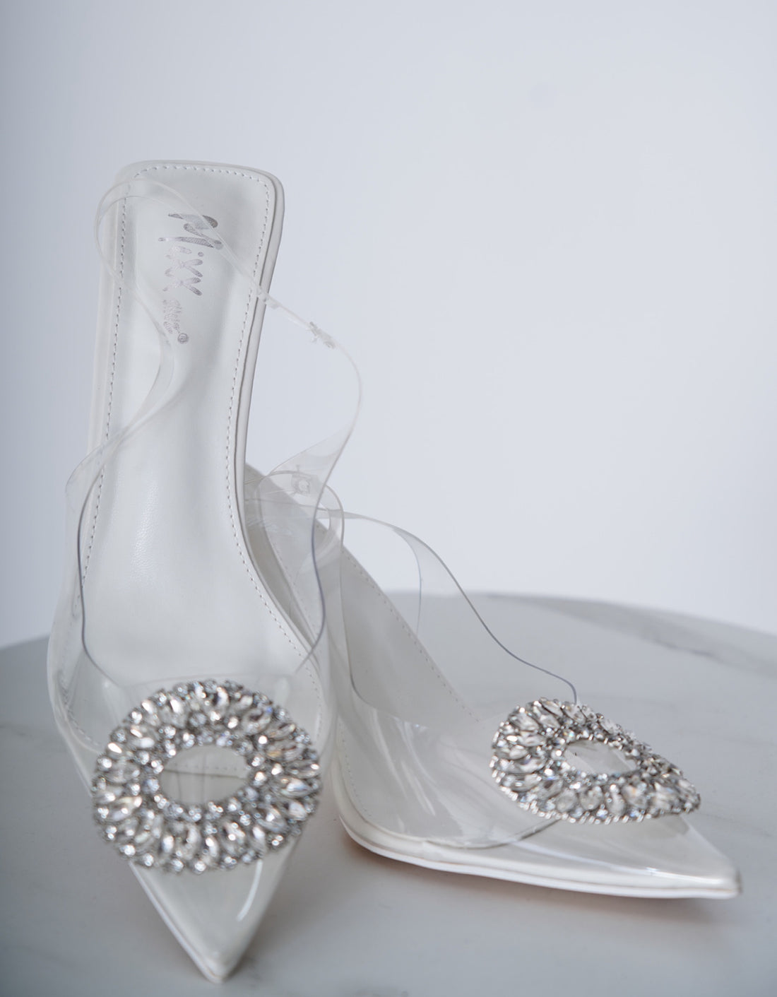 The Rhinestone Slingback Pumps