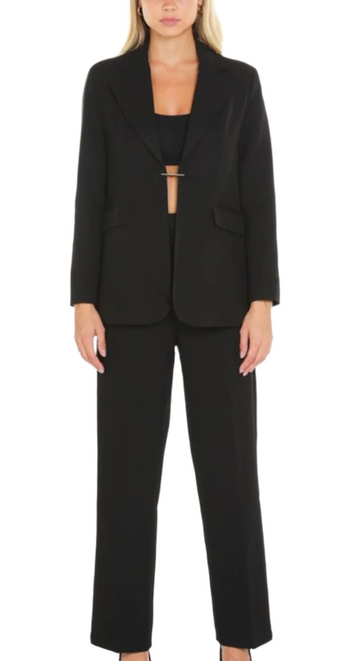 The Camel Tailored Blazer Set Black