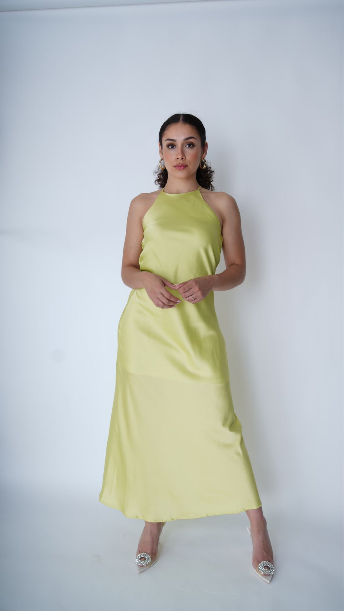 The Satin Maxi Dress