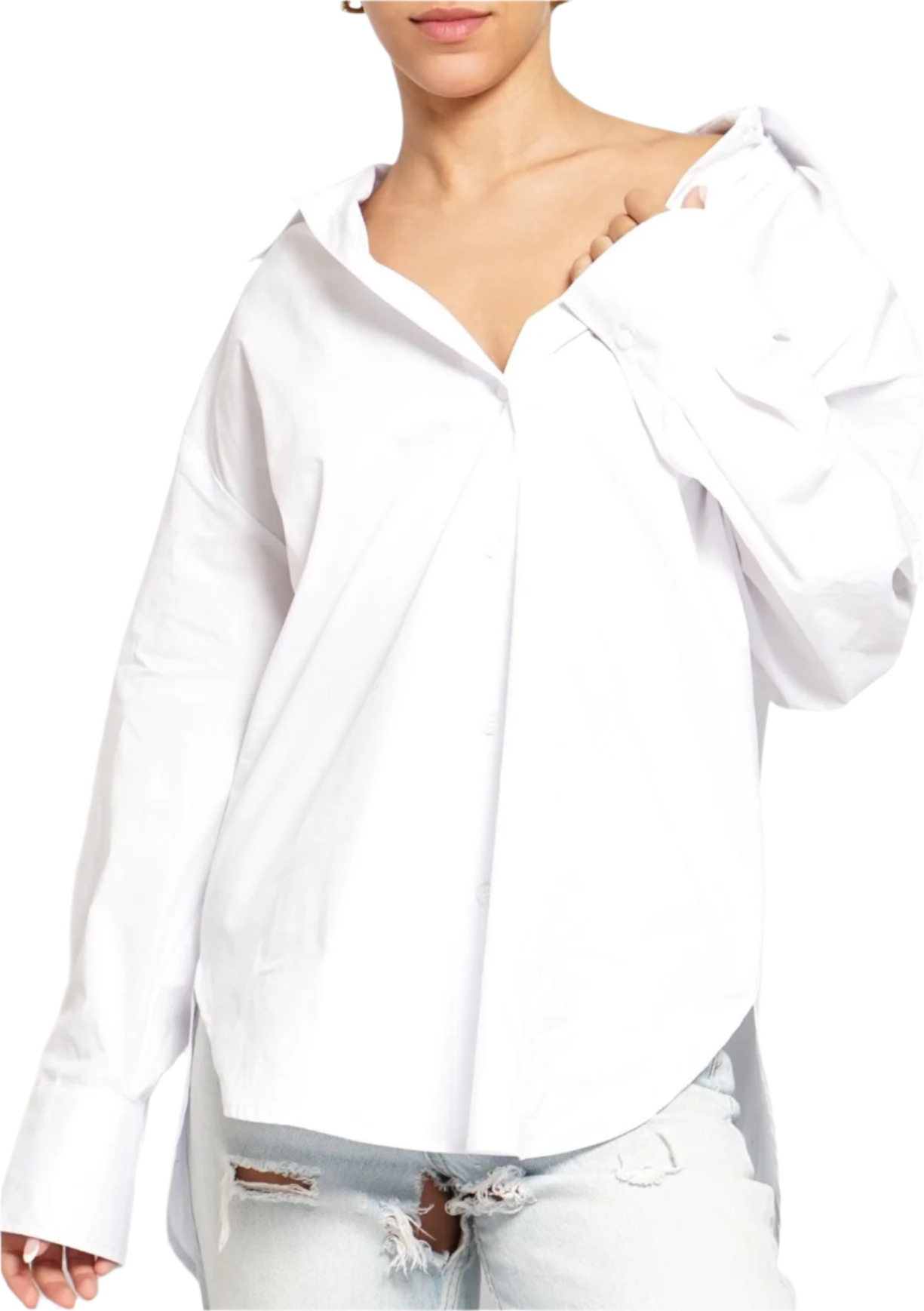 The Oversized Button Down Shirt
