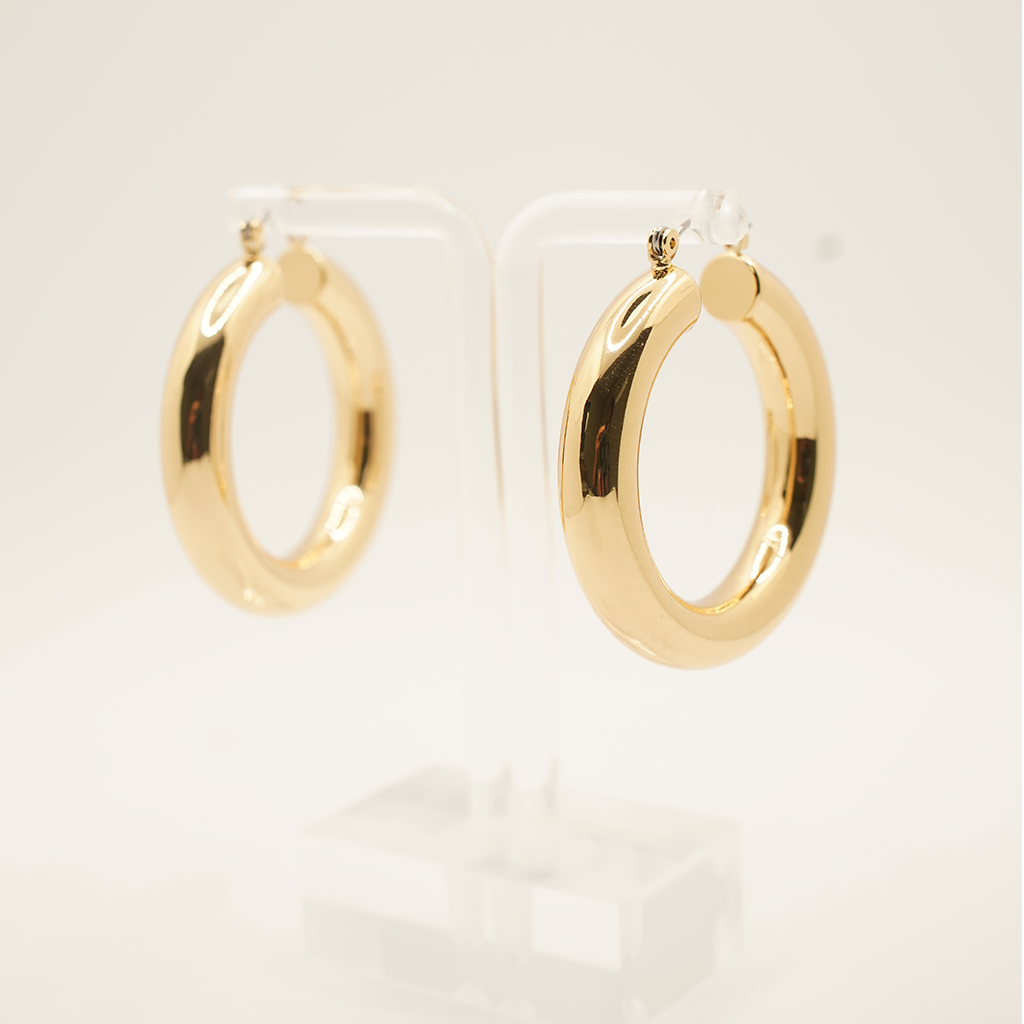 The Gold Thick Hoop