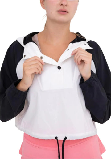 The Contrast Cropped jacket