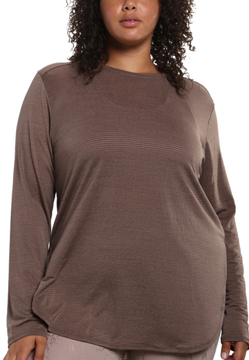Curvy Ribbed Active Top