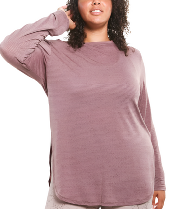 The Curvy Ribbed Active Top