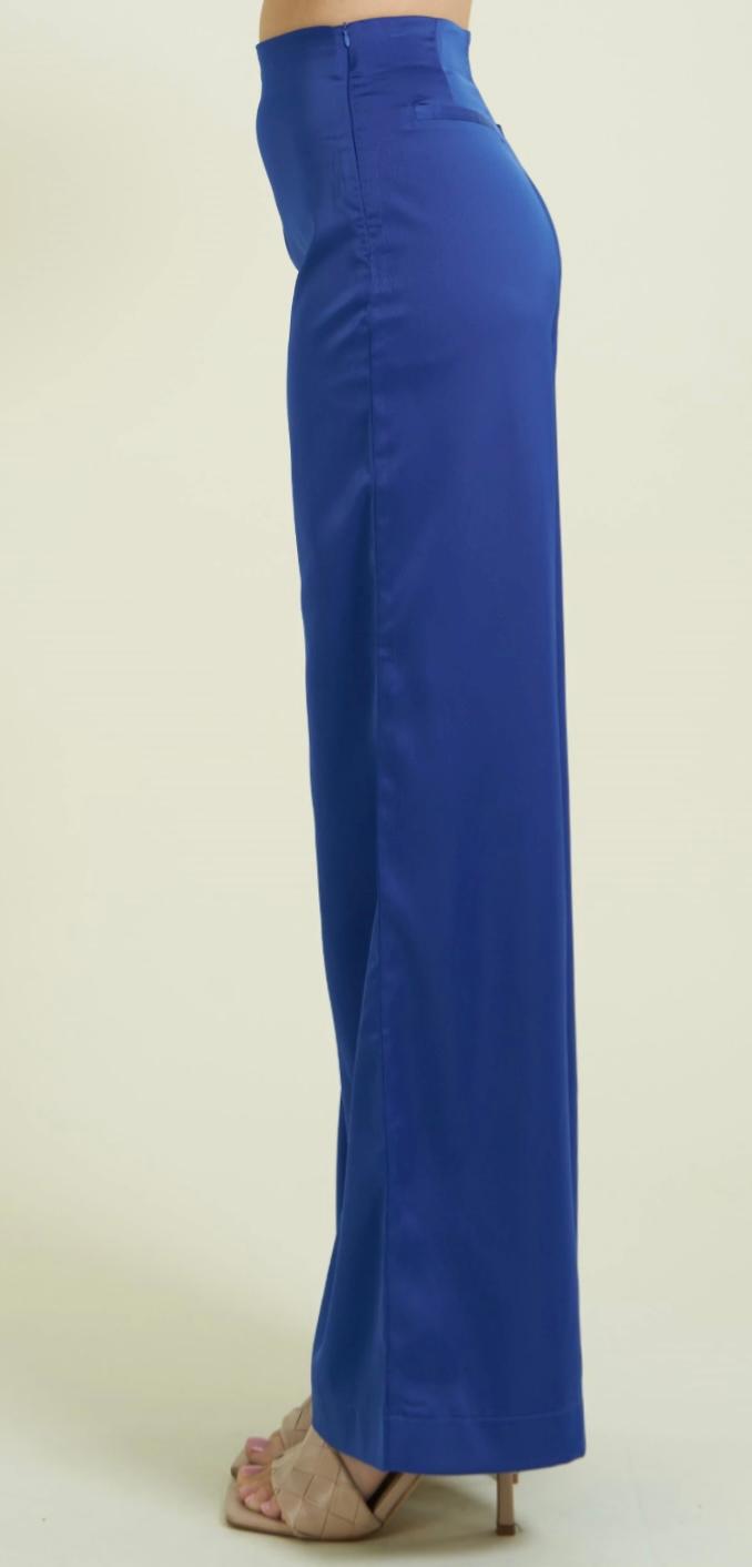 The Satin High Waisted Dressy Pants