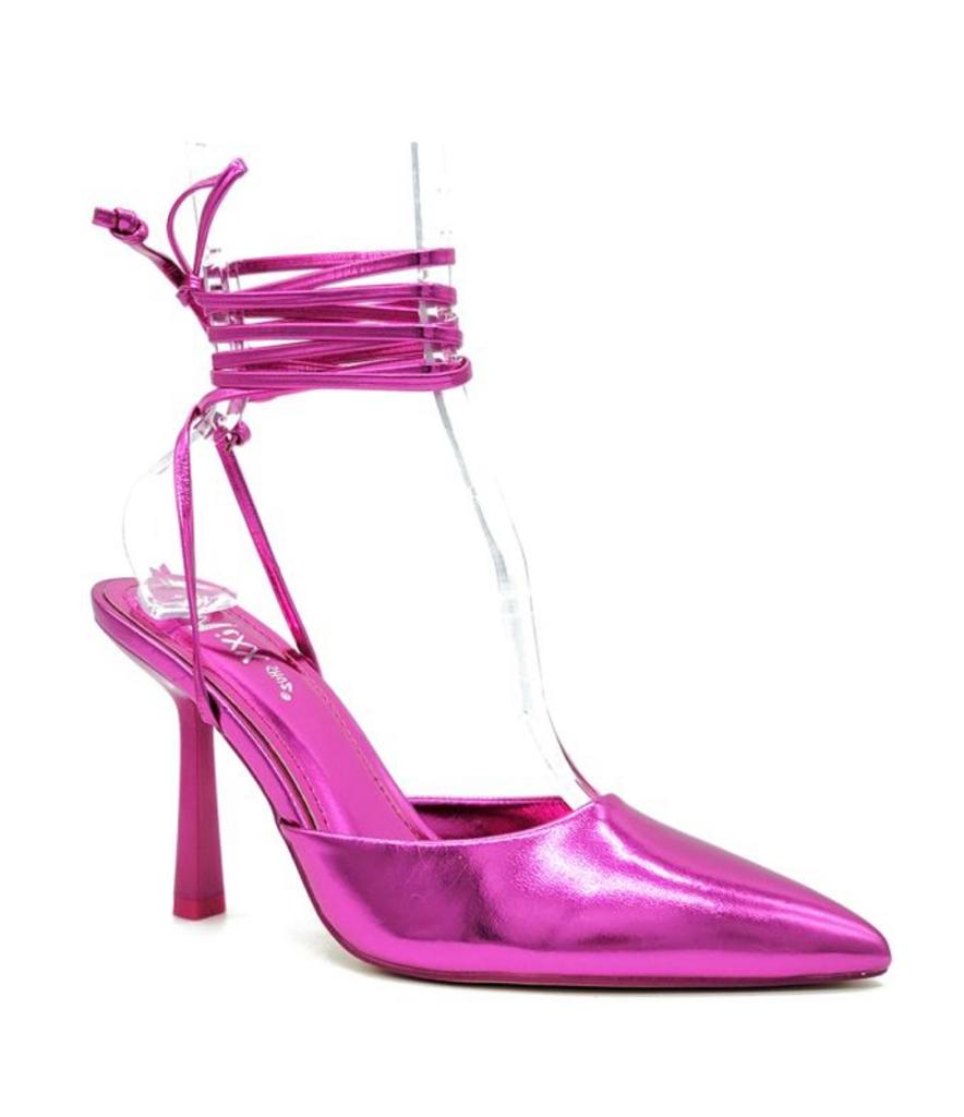 The Ankle-Tie Pointed Pumps