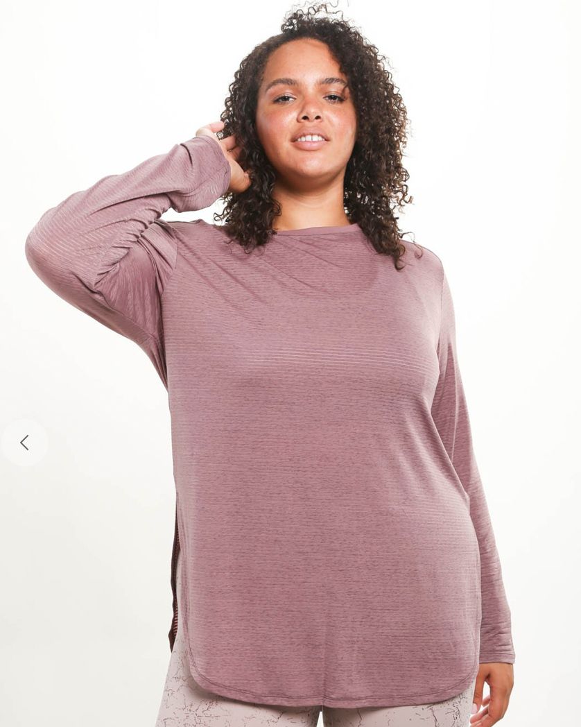 The Curvy Ribbed Active Top