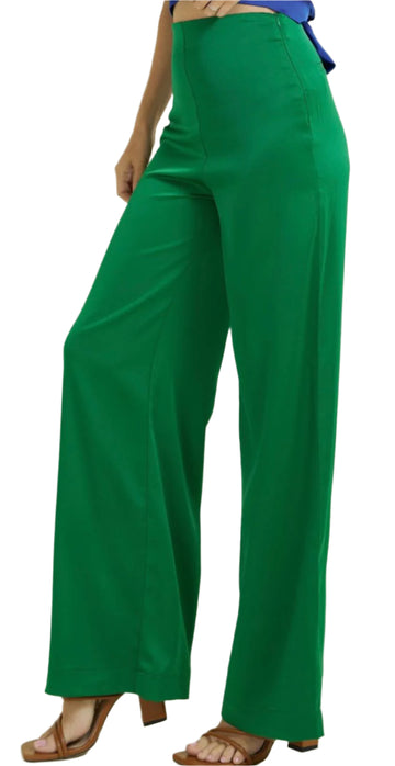 The Satin High Waisted Dressy Pants