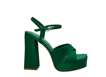 The Olivia Green Sandal